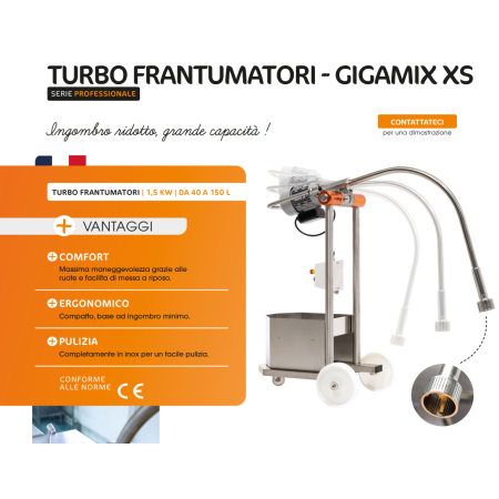 TB120.M GIGAMIX XS MIXER TRIFASE
