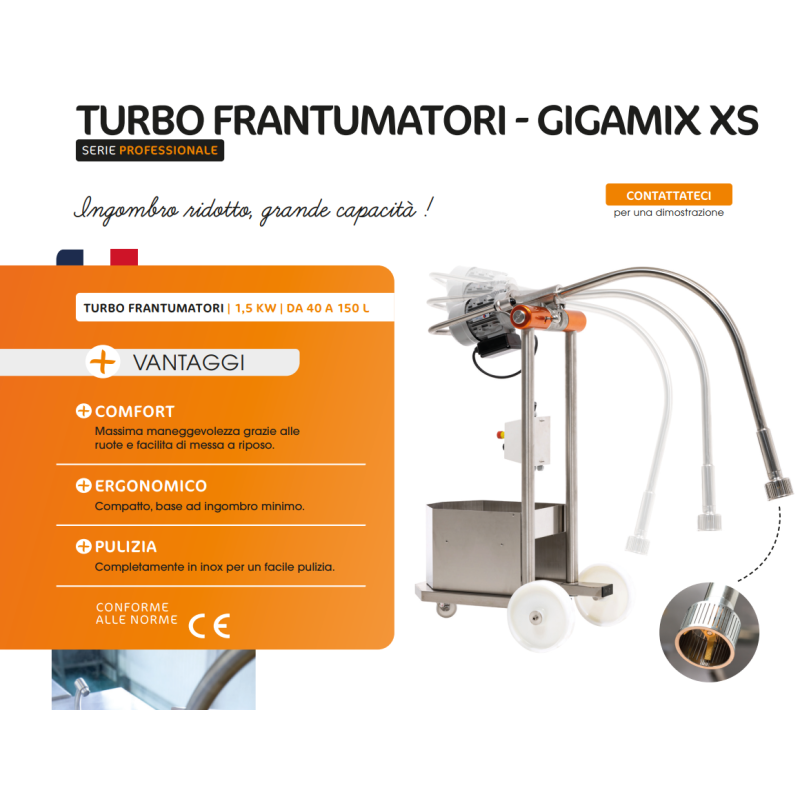 TB120.2 GIGAMIX XS BLENDER MONOFASE