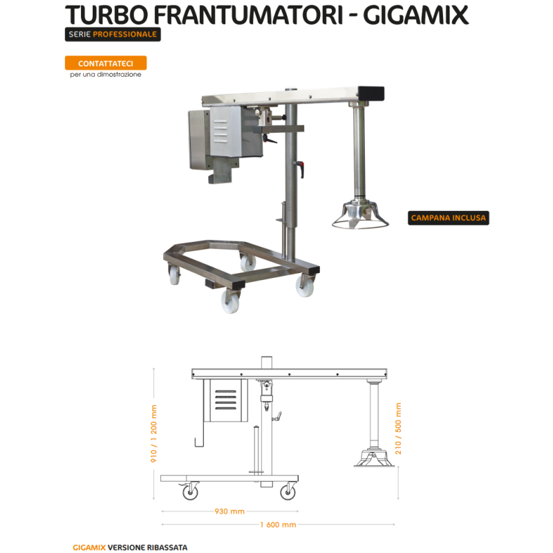 TB005 GIGAMIX RIBASSATA MIXER TRIFASE 460-210