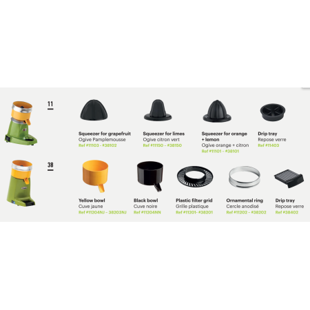 SPREMIAGRUMI SP11G VERSIONE VERNICIATO GRIGIO