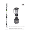 BLENDER BAR MIXER SBL33GE VERNICIATO GRIGIO