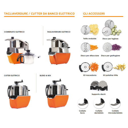 DISCHI TAGLIO TAGLIAVERDURE ELETTRICO