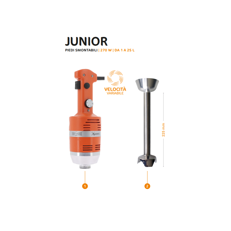 MX021.V Junior Plus DMX225 mixer smontabile