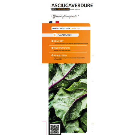 E002 ASCIUGAVERDURE 20 LITRI E/20 CENTRIFUGA