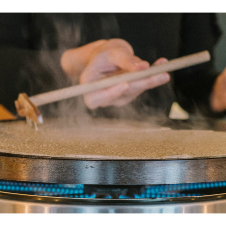 GLU40PT CTRH4MA CREPIERA GAS TONDA SERIE LUXURY 40