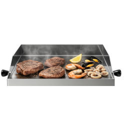 GGCIO2 PIASTRA COTTURA GAS PLANCHA INOX 64X34